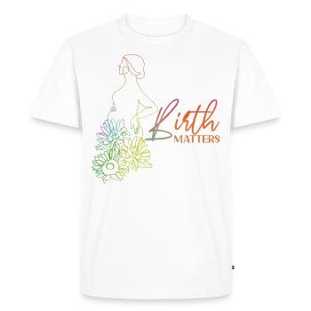LD Labour And Delivery Nurse - Men's Premium Organic T-Shirt - white - Front - Nico (187cm)