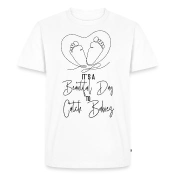 LD Labour And Delivery Nurse - Men's Premium Organic T-Shirt - white - Front - Nico (187cm)