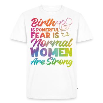 LD Labour And Delivery Nurse - Men's Premium Organic T-Shirt - white - Front - Nico (187cm)