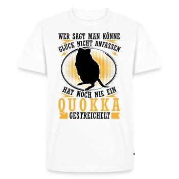 Quokka Quokka Marsupial de compagnie - T-shirt Premium bio Homme - blanc - Devant - Nico (187cm)