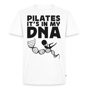Pilates Instructor Teacher Pilates - Men's Premium Organic T-Shirt - white - Front - Nico (187cm)