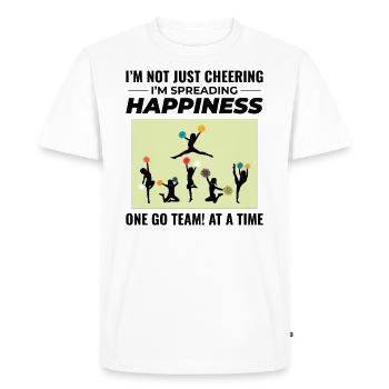 Cheerleader Cheerleading Girl Cheering Cheer Squad - Men's Premium Organic T-Shirt - white - Front - Nico (187cm)