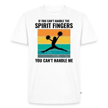 Cheerleader Cheerleading Girl Cheering Cheer Squad - Men's Premium Organic T-Shirt - white - Front - Nico (187cm)