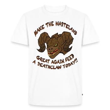 Make the wasteland great again desert version - Men's Premium Organic T-Shirt - white - Front - Nico (187cm)