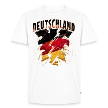 Germany German German GER Almanya Alemania - Men's Premium Organic T-Shirt - white - Front - Nico (187cm)