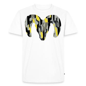 Bighorn Sheep Camouflage – Pure Wilderness - Men's Premium Organic T-Shirt - white - Front - Nico (187cm)