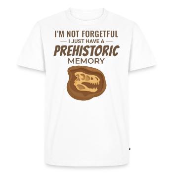 Chasse aux fossiles Paléontologie Géologie de collection - T-shirt Premium bio Homme - blanc - Devant - Nico (187cm)