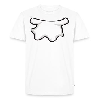 Spooky Ghost Halloween Costume Disguise - Men's Premium Organic T-Shirt - white - Front - Nico (187cm)