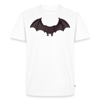 Costume d’Halloween Chauve-souris effrayante pour enfants - T-shirt Premium bio Homme - blanc - Devant - Nico (187cm)