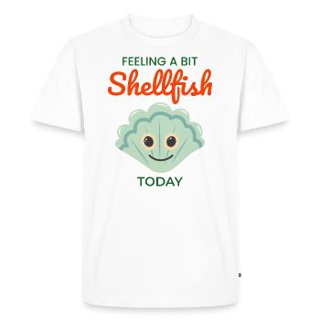 Seashells Collector Beachcomber Sea Shell Ocean - Men's Premium Organic T-Shirt - white - Front - Nico (187cm)