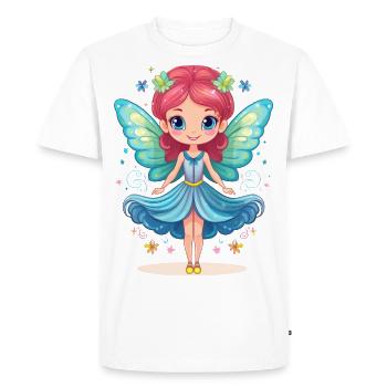 Cute Fantasy Fairy - Men's Premium Organic T-Shirt - white - Front - Nico (187cm)