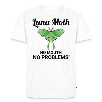 Papillon de nuit Animal Insect Collectionneur Entomologie - T-shirt Premium bio Homme - blanc - Devant - Nico (187cm)