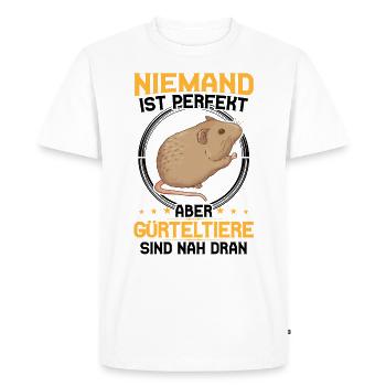 Lemming is perfect vole lemming - Men's Premium Organic T-Shirt - white - Front - Nico (187cm)