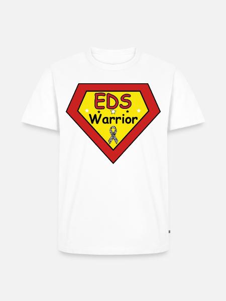 EDS Krieger Superheld - Männer Premium Bio T-Shirt - Weiß
