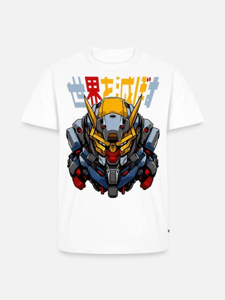 Anime Robots! - Men's Premium Organic T-Shirt - white