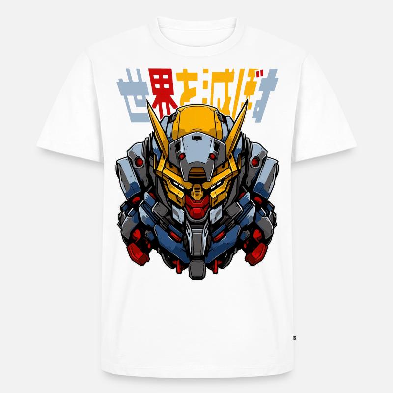 Robots d’anime ! - T-shirt Premium bio Homme - blanc