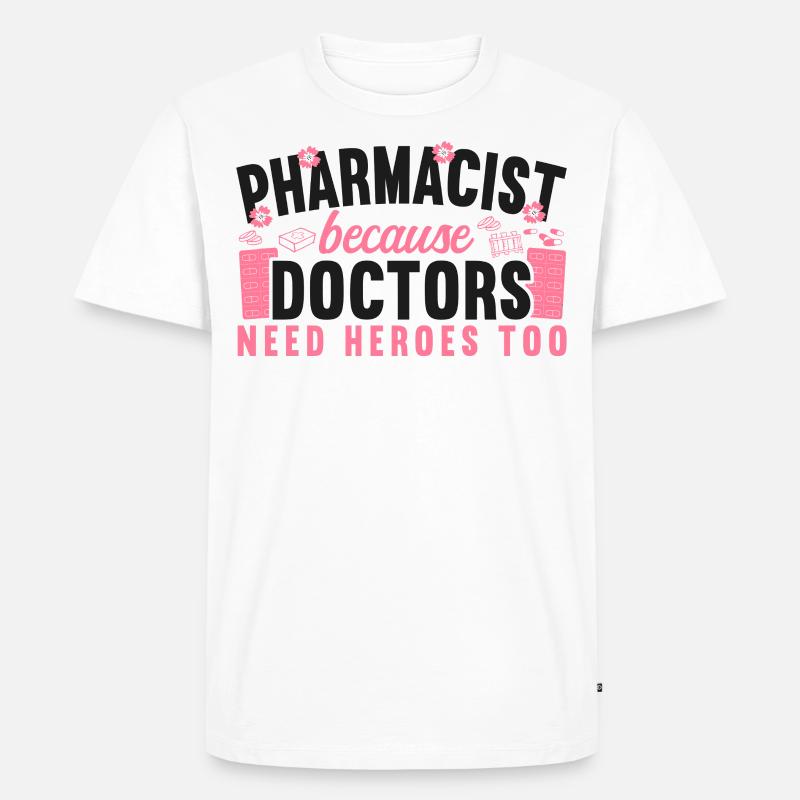 Pharmacy Tech Technician - Männer Premium Bio T-Shirt - Weiß