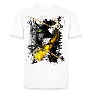 Wild_Tiger25 par Acryl Gallery & Design - T-shirt Premium bio Homme - blanc - Devant - Nico (187cm)
