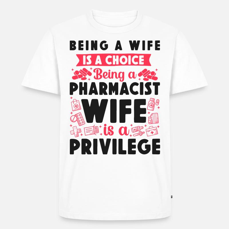 Pharmacy Tech Technician - Männer Premium Bio T-Shirt - Weiß