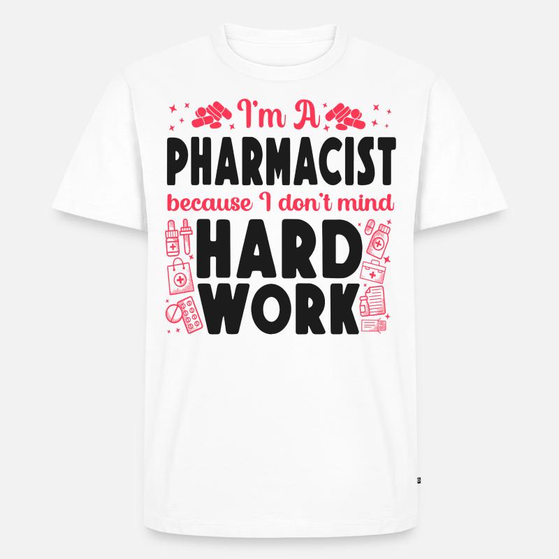 Pharmacy Tech Technician - Männer Premium Bio T-Shirt - Weiß