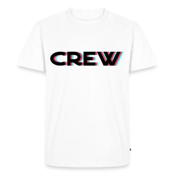 Équipage Mannschaft Équipe - T-shirt Premium bio Homme - blanc - Devant - Nico (187cm)