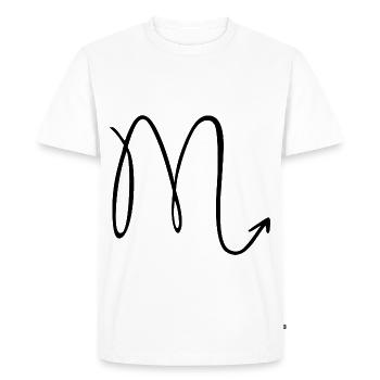 Zodiac sign Scorpio - Men's Premium Organic T-Shirt - white - Front - Nico (187cm)