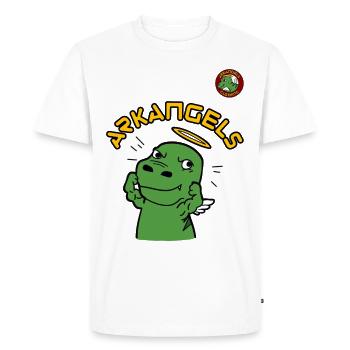 ArkAngels Strong | Ark Survival Ascended - Men's Premium Organic T-Shirt - white - Front - Nico (187cm)