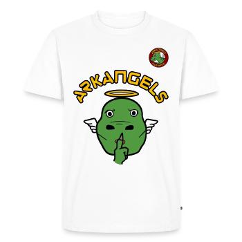ArkAngels Shhh | Ark Survival Ascended - Men's Premium Organic T-Shirt - white - Front - Nico (187cm)