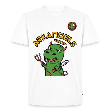 ArkAngels Devil | Ark Survival Ascended - Men's Premium Organic T-Shirt - white - Front - Nico (187cm)