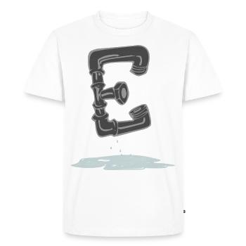 Tube E - T-shirt Premium bio Homme - blanc - Devant - Nico (187cm)