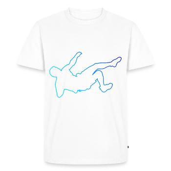 Climber Climber Bouldering Climbing Boulder - Men's Premium Organic T-Shirt - white - Front - Nico (187cm)