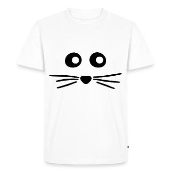 Souris Mignonne Look souris - T-shirt Premium bio Homme - blanc - Devant - Nico (187cm)