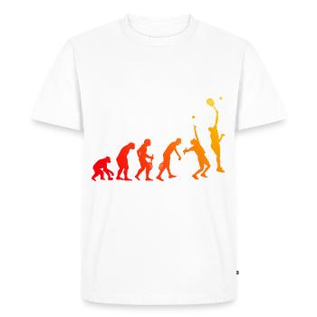 Racket Sports Paddle Tennis Paddle Racket - Men's Premium Organic T-Shirt - white - Front - Nico (187cm)