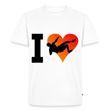 Climbing, Bouldering, Bouldering, Climber, Climber - Men's Premium Organic T-Shirt - white - Front - Nico (187cm)