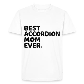 Meilleur Accordéon Maman Jamais Accordéons Accordéoniste Mu - T-shirt Premium bio Homme - blanc - Devant - Nico (187cm)