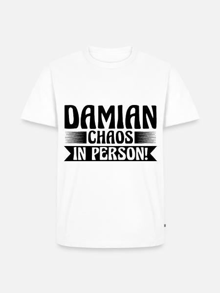 First name Damian - Men's Premium Organic T-Shirt -