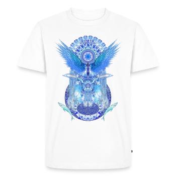 Aqua 2023 05 Aqua Ruka - Men's Premium Organic T-Shirt - white - Front - Nico (187cm)