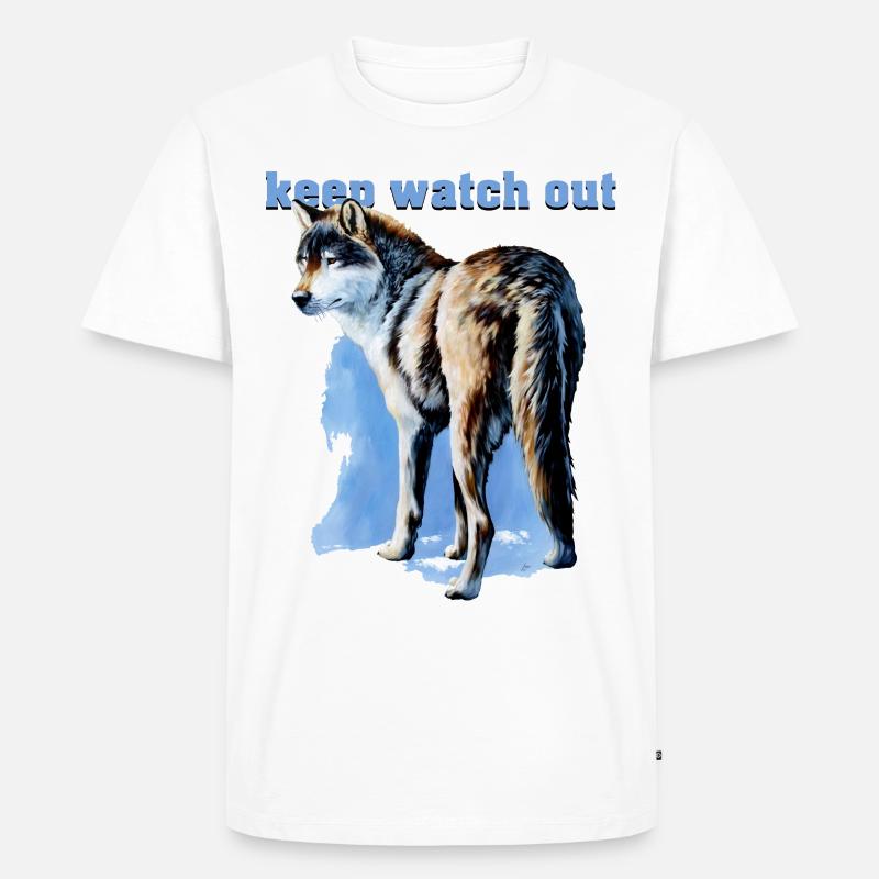 Wolfslick 2 - T-shirt Premium bio Homme - blanc