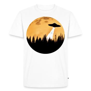 OVNI - T-shirt Premium bio Homme - blanc - Devant - Nico (187cm)