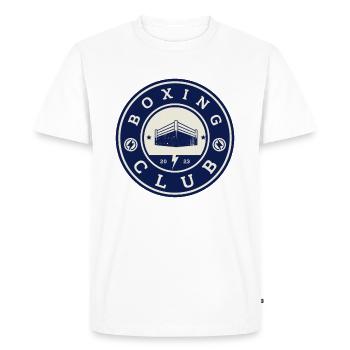 Boxing Design - T-shirt Premium bio Homme - blanc - Devant - Nico (187cm)