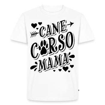 Cane Corso Mama Dogue Italien - T-shirt Premium bio Homme - blanc - Devant - Nico (187cm)