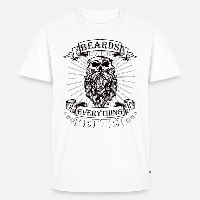 Beards make everything better - Men's Premium Organic T-Shirt - undefined