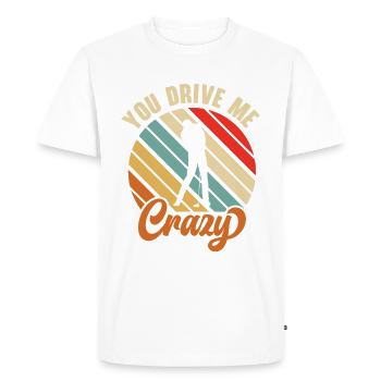Golf Golfeur Balle de golf Golfeurs Clubs de golf - T-shirt Premium bio Homme - blanc - Devant - Nico (187cm)