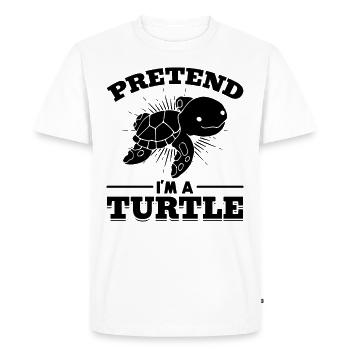 Faites semblant à moi, je suis un amoureux de - T-shirt Premium bio Homme - blanc - Devant - Nico (187cm)