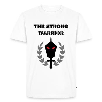 The strong warrior - T-shirt Premium bio Homme - blanc - Devant - Nico (187cm)