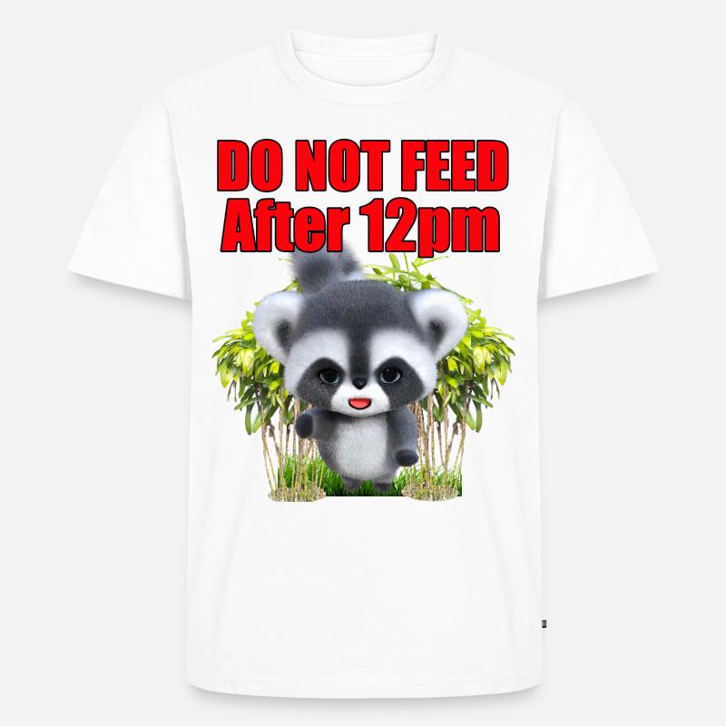Füttern Sie den Gremlin nicht - Männer Premium Bio T-Shirt - Weiß