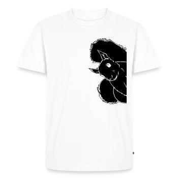 Squirrel — Funny squirrel, cute - Men's Premium Organic T-Shirt - white - Front - Nico (187cm)