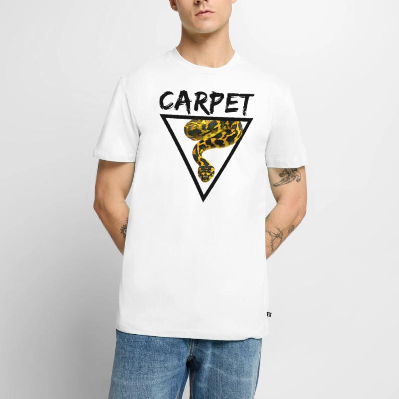 Carpet Python Geometric Snake Owner Men's Premium Organic T-Shirt