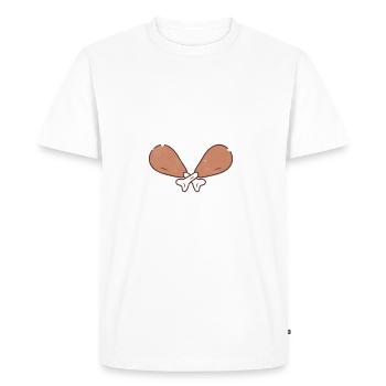 Moyen Âge Renaissance Medieval Festival Chevaliers - T-shirt Premium bio Homme - blanc - Devant - Nico (187cm)