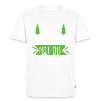 Journée écologique Earth Planet Save Earth - T-shirt Premium bio Homme - blanc - Devant - Nico (187cm)